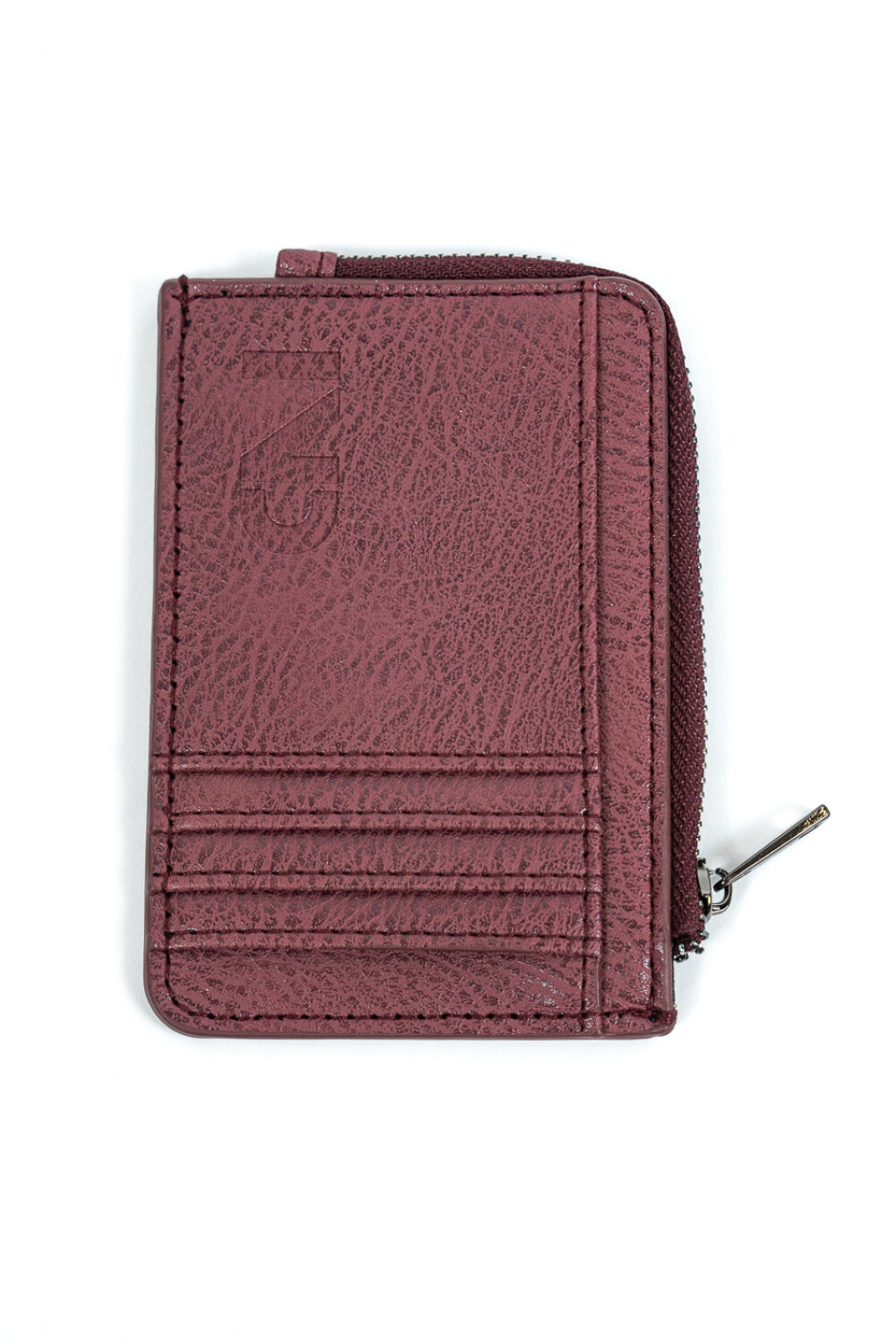 Billetera Barbara Rojo Oscuro