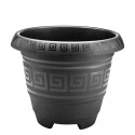 MACETA REDONDA 26 LITROS NEGRO REF NEGRO