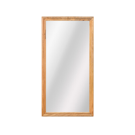ESPEJO DE PARED MADERA-DE-MANGO MARRON RECTANGULAR GENK