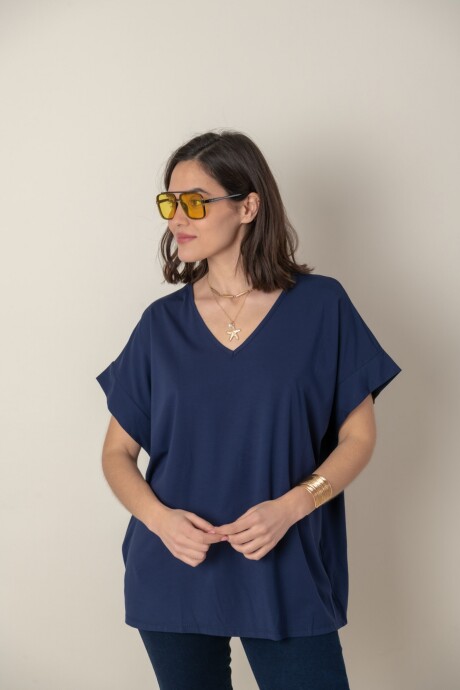 REMERA BIANCA Azul