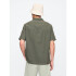V-SS STANDARD LINEN COTTON RESORT COLLAR MESCULEN GREEN