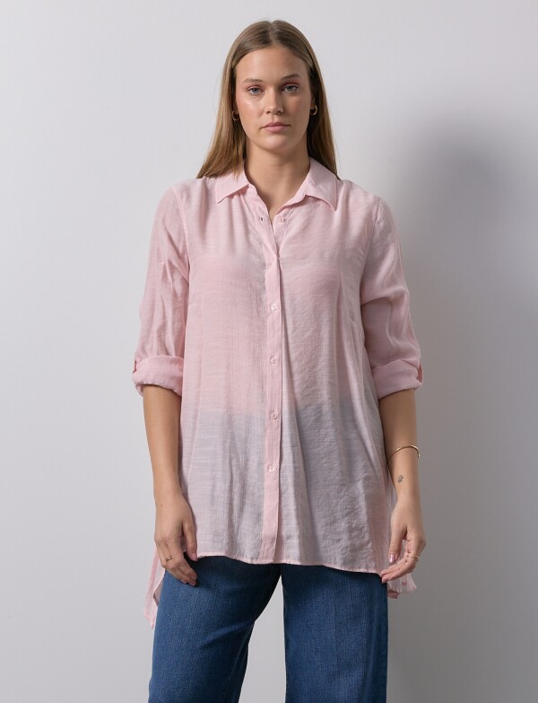 Camisa Larga ROSA