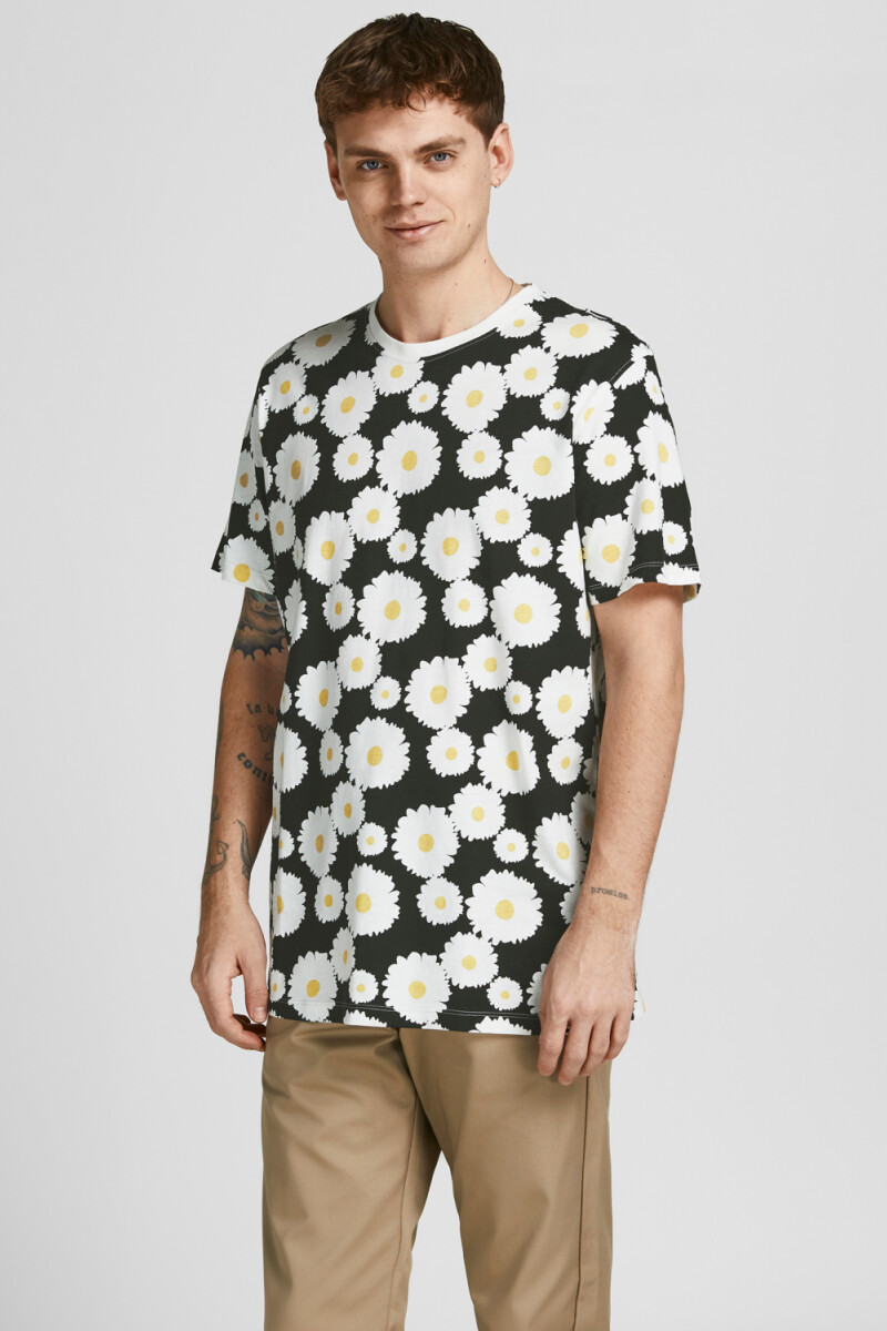 Camiseta Flower Power Navy Blazer