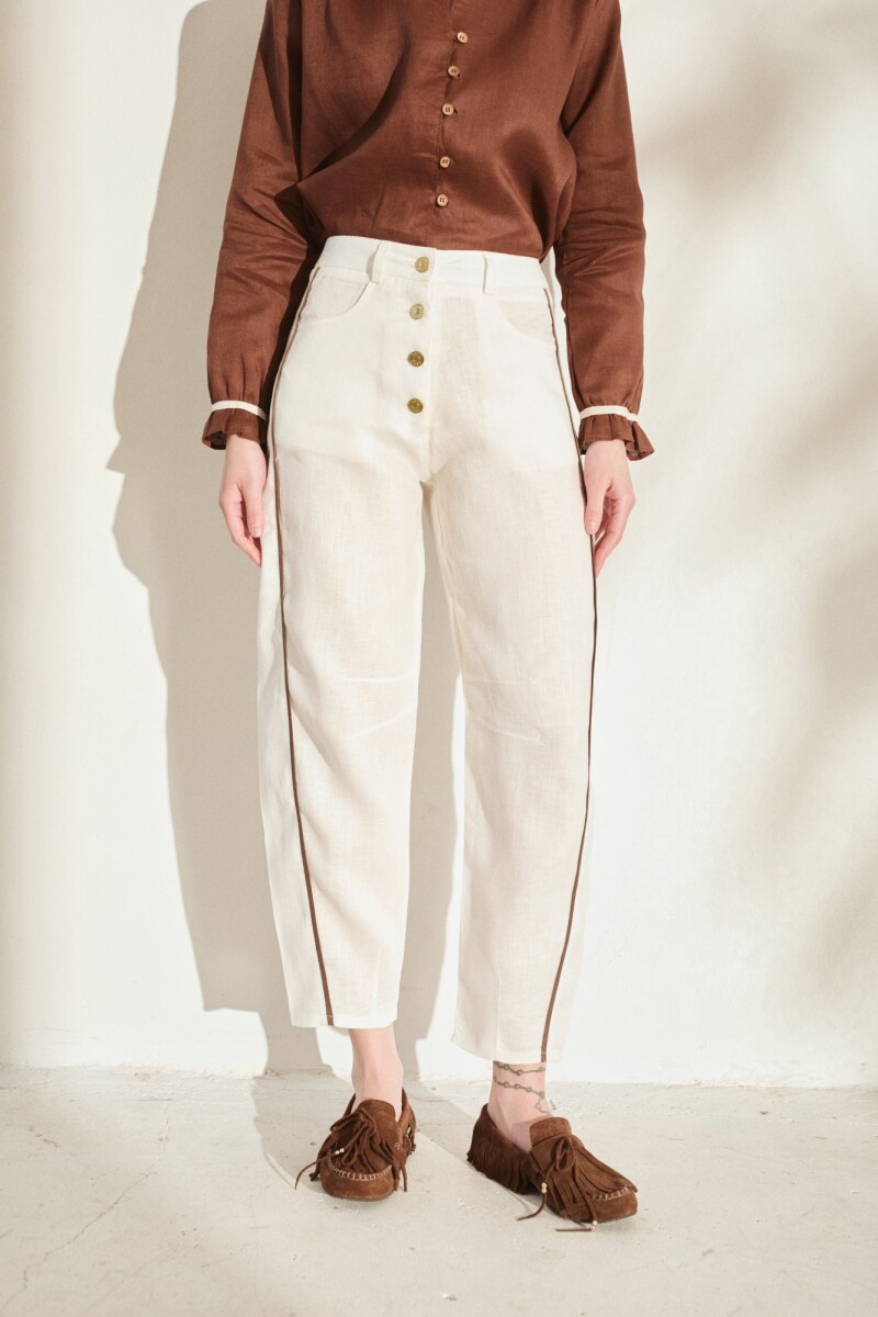 PANTALON BARREL LINES Pre Venta Crudo