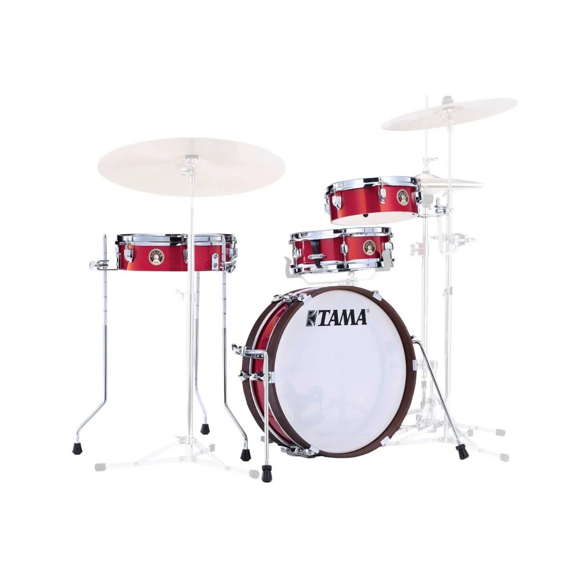 BATERÍA TAMA CLUB JAM PANCAKE KIT BURNT RED MIST 