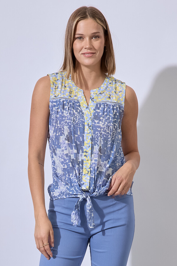 Blusa Warm AZUL/MULTI