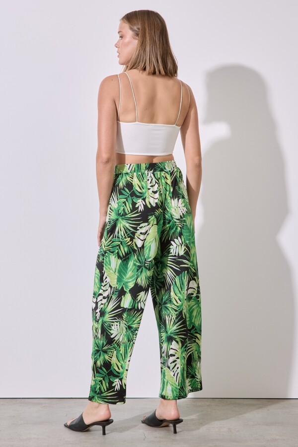 Pantalon Botanic VERDE/MULTI