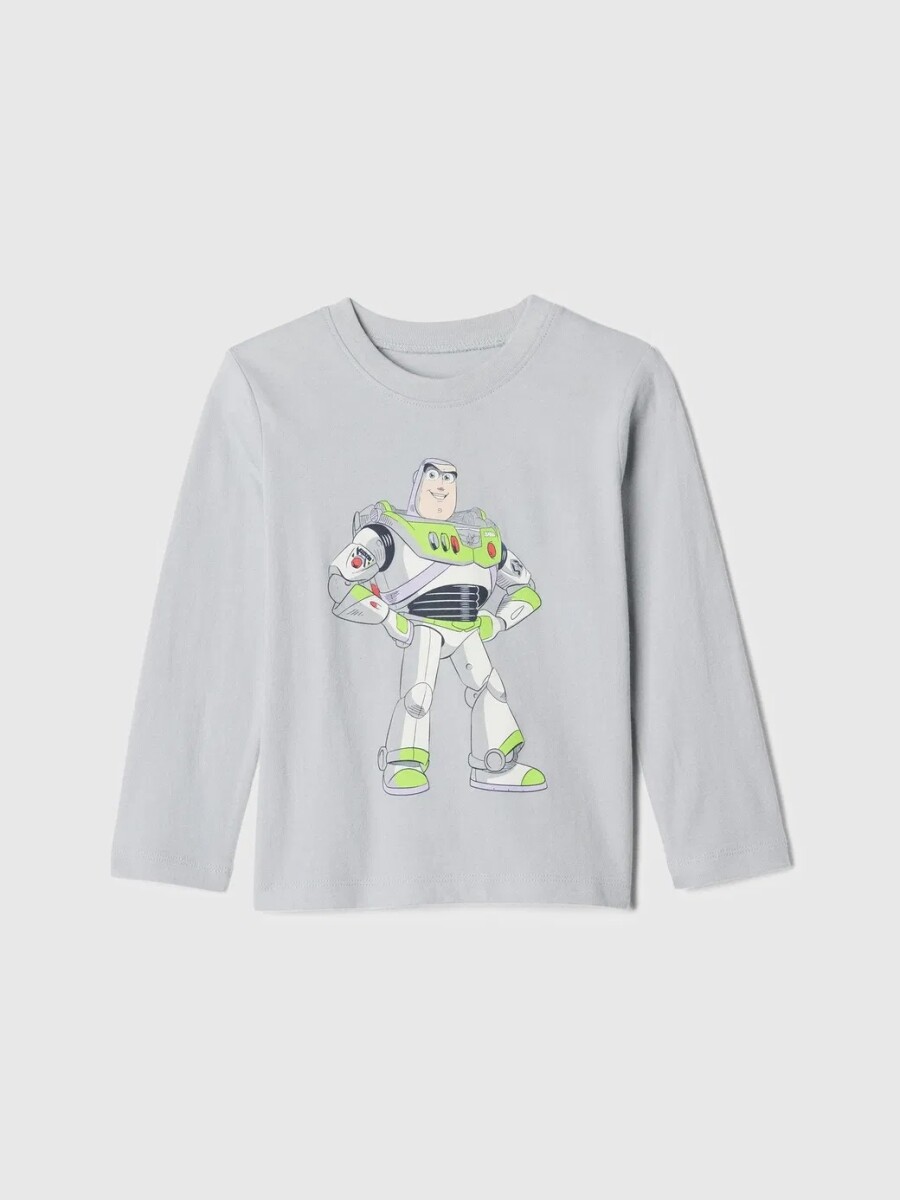 Remera Buzz Manga Larga Toddler Niño - High Rise 15-4101 Tcx 