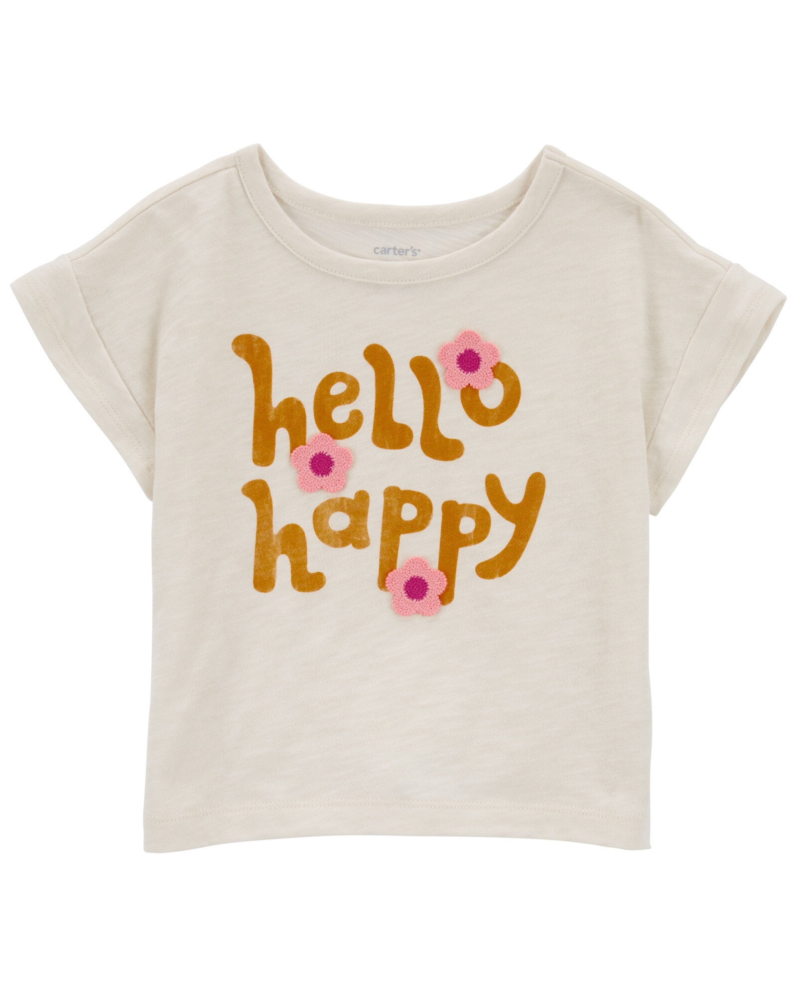 Remera de algodón, manga corta, estampada Remera de algodón, manga corta, estampada
