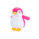 Peluche pingüino mini family fucsia