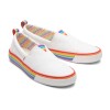 Canvas Rainbow Webbing - Hombre White
