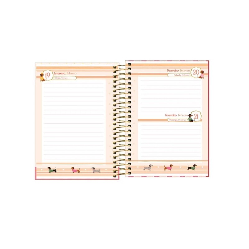 Agenda Tilibra Brownie 2027 Diaria con Espiral AGENDA TILIBRA BROWNIE 2027 DIARIA CON ESPIRAL