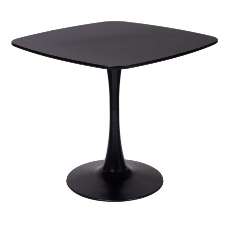 MESA DE COMEDOR MDF-Y-HIERRO NEGRO TULIP CUADRADA