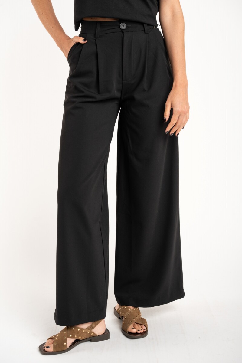 Pantalón Wide Leg Negro