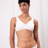 Vedetina Cata – Algodón suave con frunces, sexy y divertida Crema