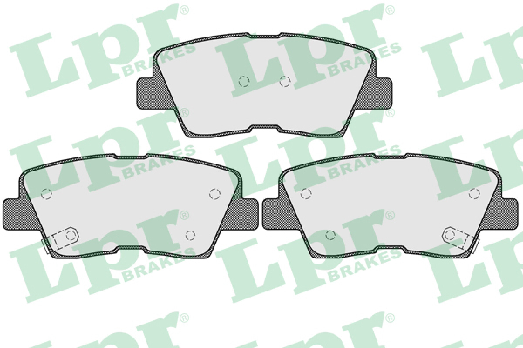 PASTILLAS DE FRENO HYUNDAI ACCENT-ELANTRA HB20 TRAS.2012- - 