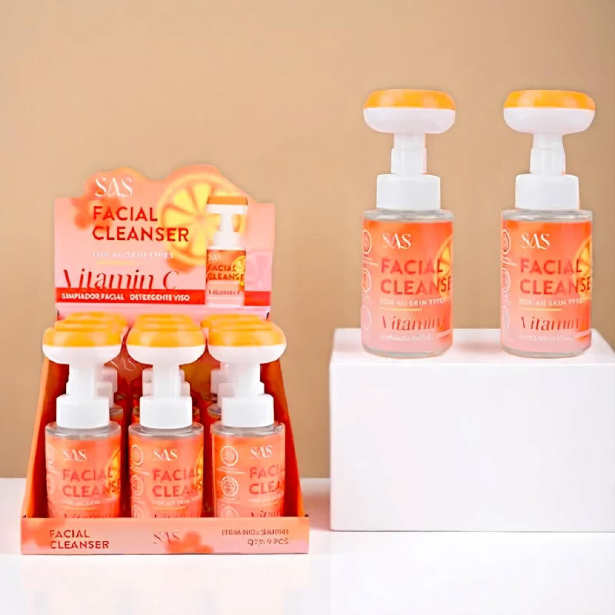 Limpiador facial vitamina C para todo tipo de piel - Limpiador Facial Vitamina C Para Todo Tipo De Piel 