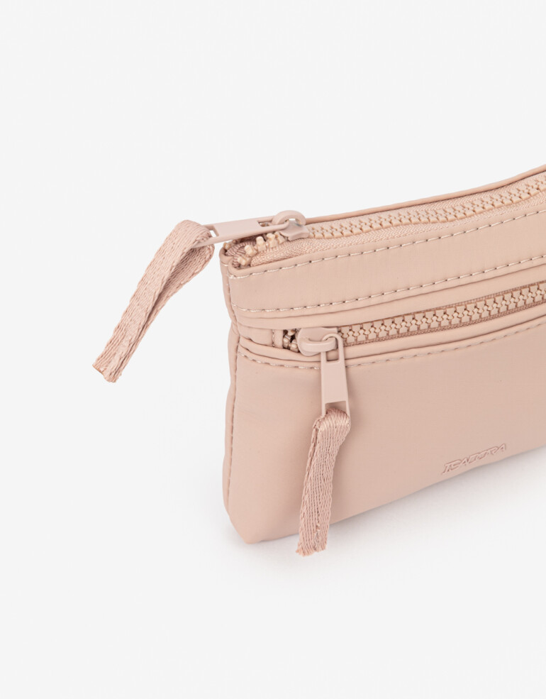Monederos Nylon Monedero De Material Reciclado - Rosa Bebe