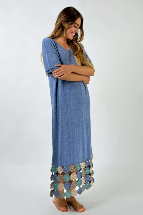 VESTIDO SAPHYRA azul s/m