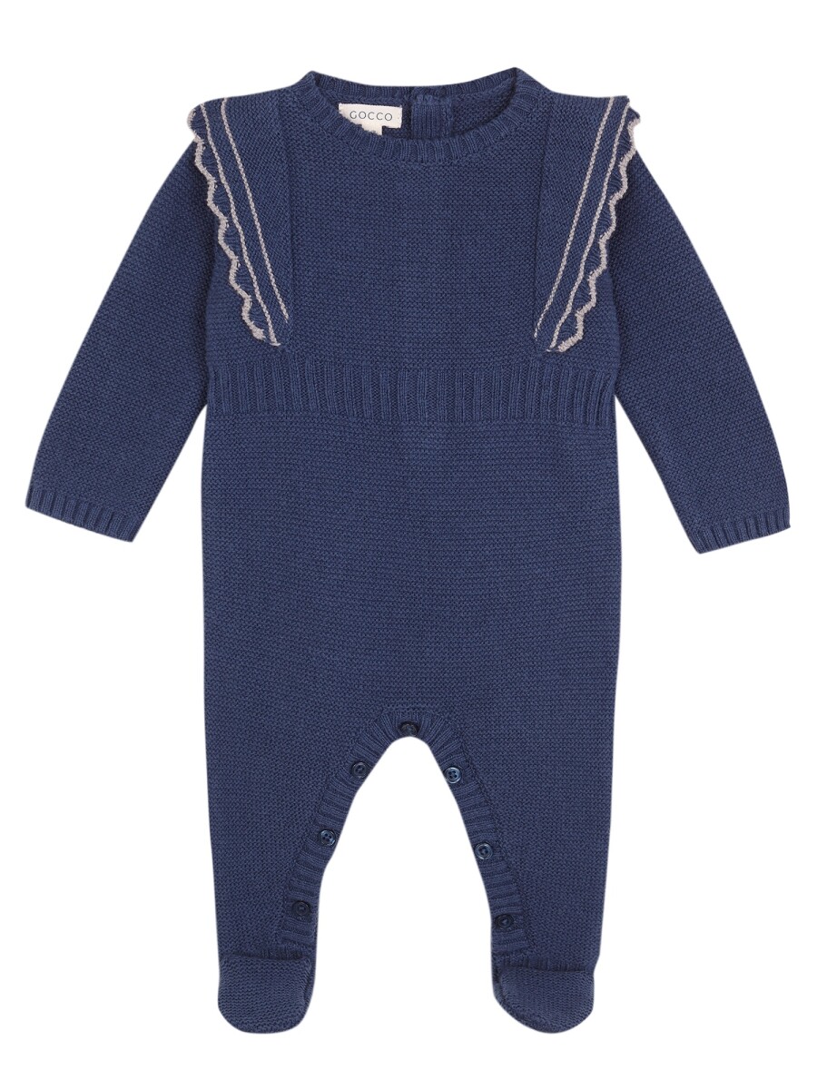 Pelele Punto Bobo Azul Medio Oscuro