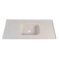 MESADA MARMOLINA 1.20 MT CON VALVULA PLASTICA - VETEADO BEIGE MESADA MARMOLINA 1.20 MT CON VALVULA PLASTICA - VETEADO BEIGE