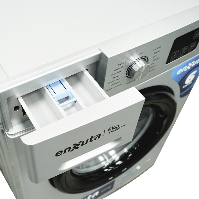 Lavarropa Enxuta 6 Kg Digital Silver Lenx0650ds 1000 Rpm Lavarropa Enxuta 6 Kg Digital Silver Lenx0650ds 1000 Rpm