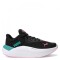 Championes de Mujer Puma Softride Pro Negro - Verde - Fucsia