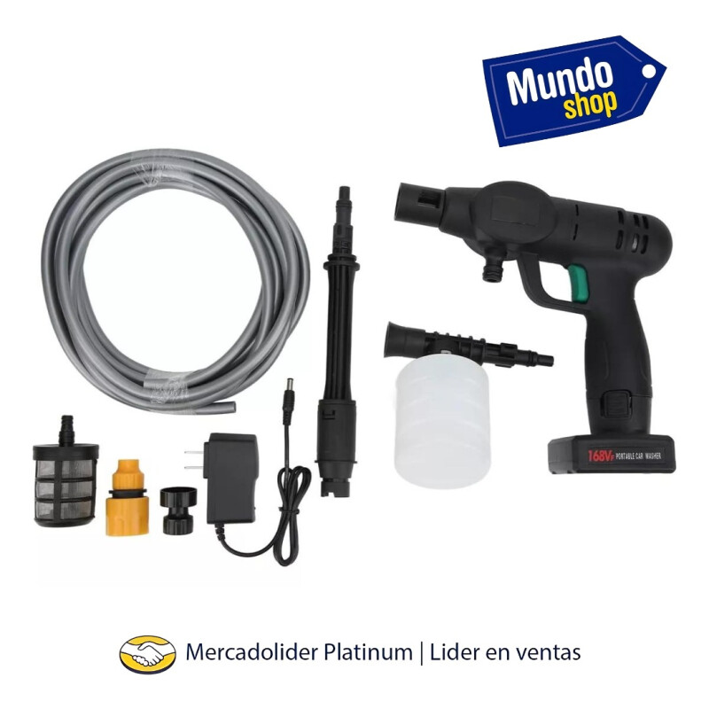 Hidrolavadora Inalámbrica 300w De Alta Presión 3 Niveles Col Hidrolavadora Inalámbrica 300w De Alta Presión 3 Niveles Col