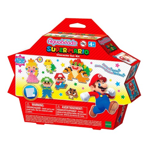 Aquabeads Kit Personajes Super Mario Manualidades Juguete Aquabeads Kit Personajes Super Mario Manualidades Juguete