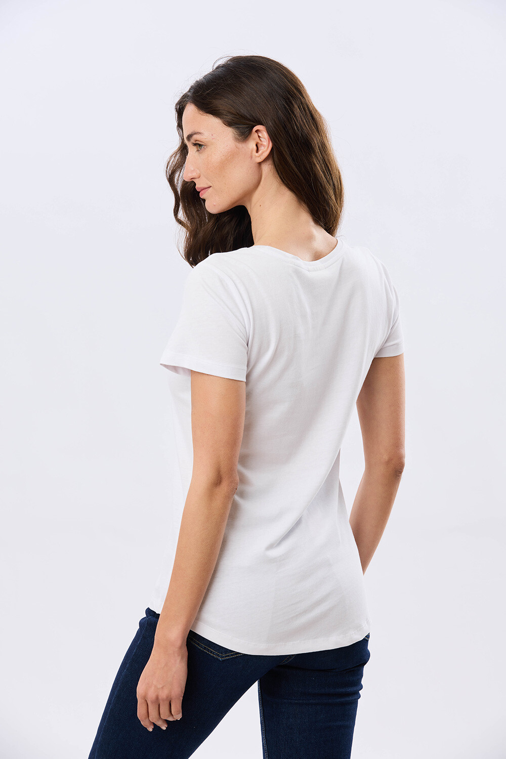 REMERA ESTAMPADA DE ALGODÓN Blanco