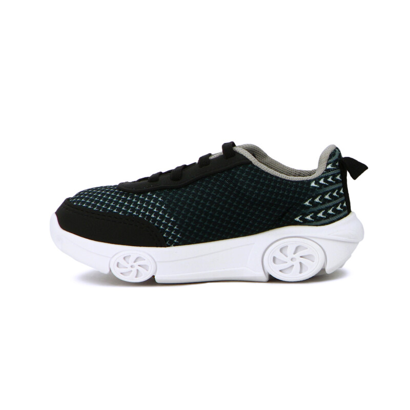 Molekinho Calzado Deportivo Niño Acordonado C/ Luces Multicolor-negro