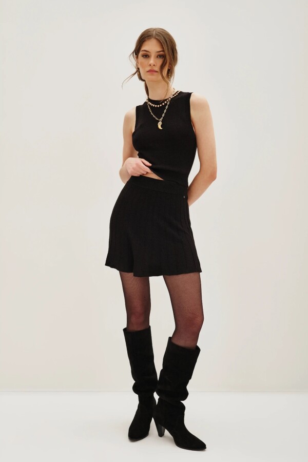 Falda Lux Negro