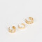 Bijou Cuff Set De Earcuffs - Dorado
