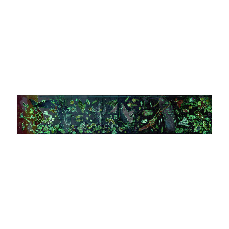 Puzzle Óceano Glow 1.5 m 200 piezas Hape Puzzle Óceano Glow 1.5 m 200 piezas Hape