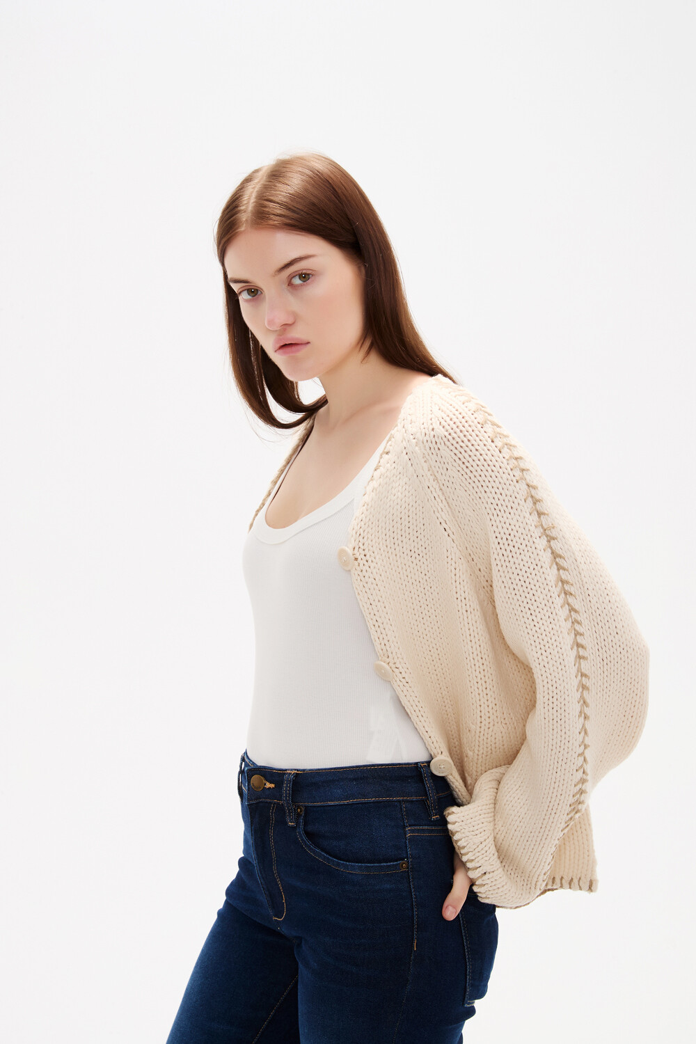 Cardigan Garene Crudo / Natural