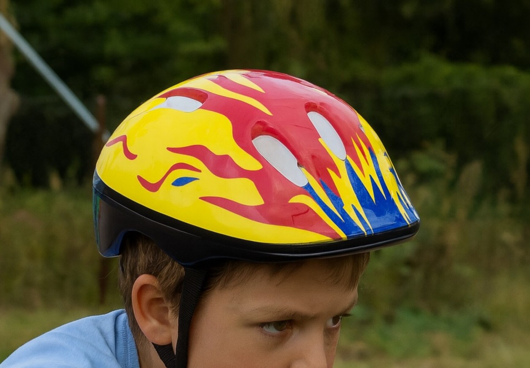 Casco De Proteccion Infantil - Amarillo 