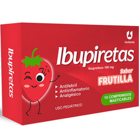 Ibupiretas Masticable x10 Comprimidos | Alivio del Dolor con Sabor Agradable Ibupiretas Masticable x10 Comprimidos | Alivio del Dolor con Sabor Agradable