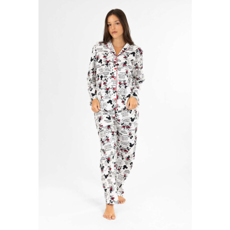 Pijama americano mickey Blanco