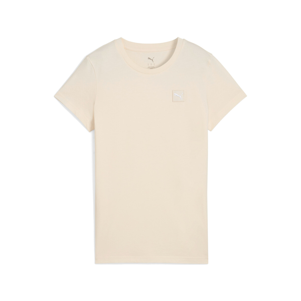 Remera Ess Elevated Tee de Mujer - Crema 