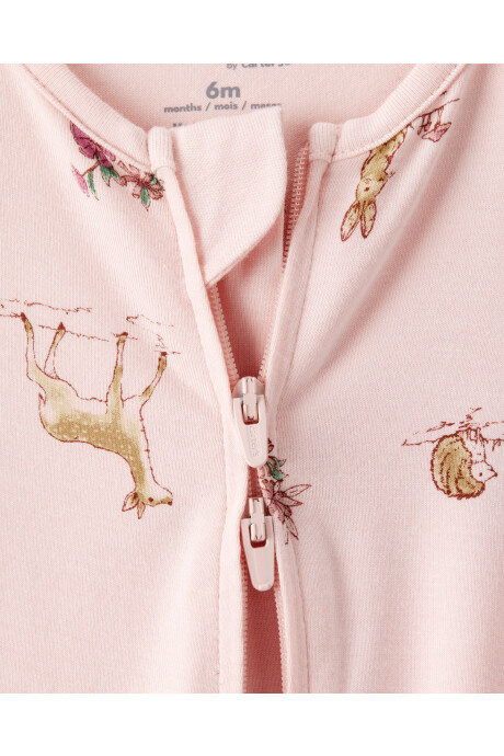 Pijama una pieza de viscosa Ecovero, puños plegables, línea Purelysoft Sin color