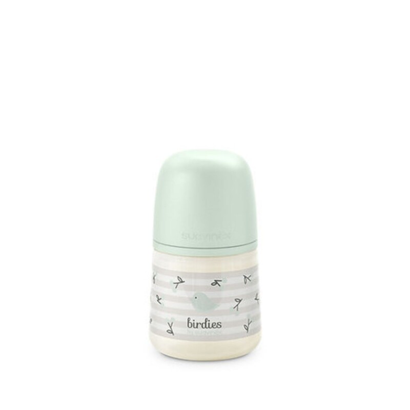 Mamadera biberón anticólico SX Pro fisiológico 150 ml 0-3m Birdies Verde