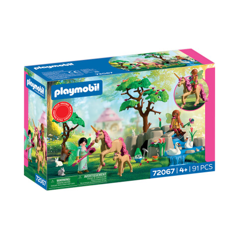Paseo de Hadas en el Bosque con Unicornios Playmobil 91 Piezas U