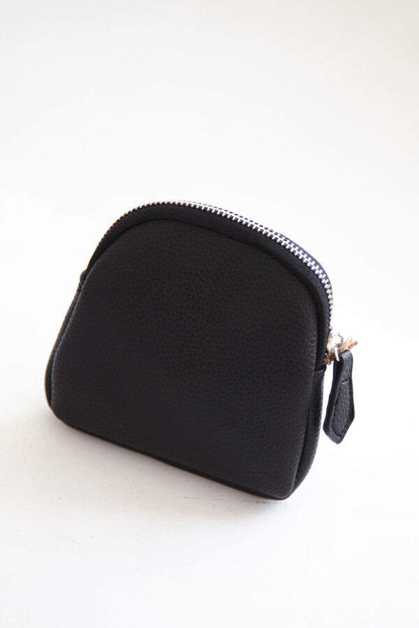 MONEDERO ZIPPER NEGRO