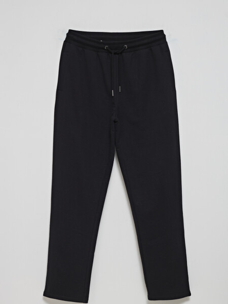 Pantalón deportivo recto Negro
