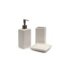 Set de Baño - 3 Piezas - Cerámica - Blanco Set de Baño - 3 Piezas - Cerámica - Blanco
