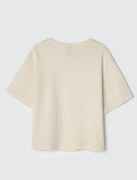 CAMISETA INFANTIL CON ESTAMPA AMARILLO