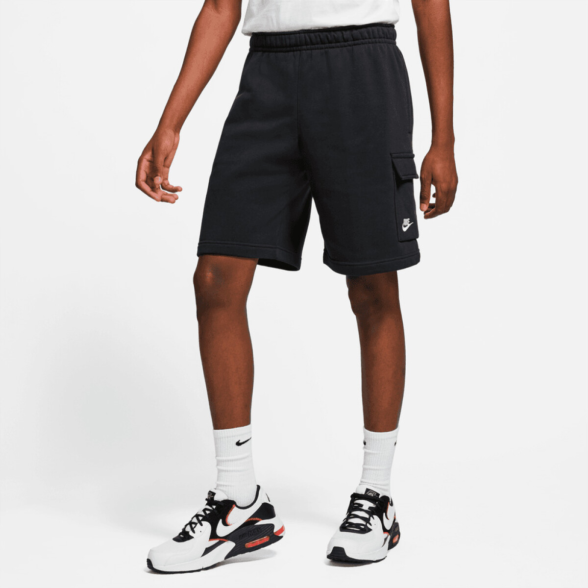 Pantalón Corto Nike Club Cargo de Hombre - Negro 
