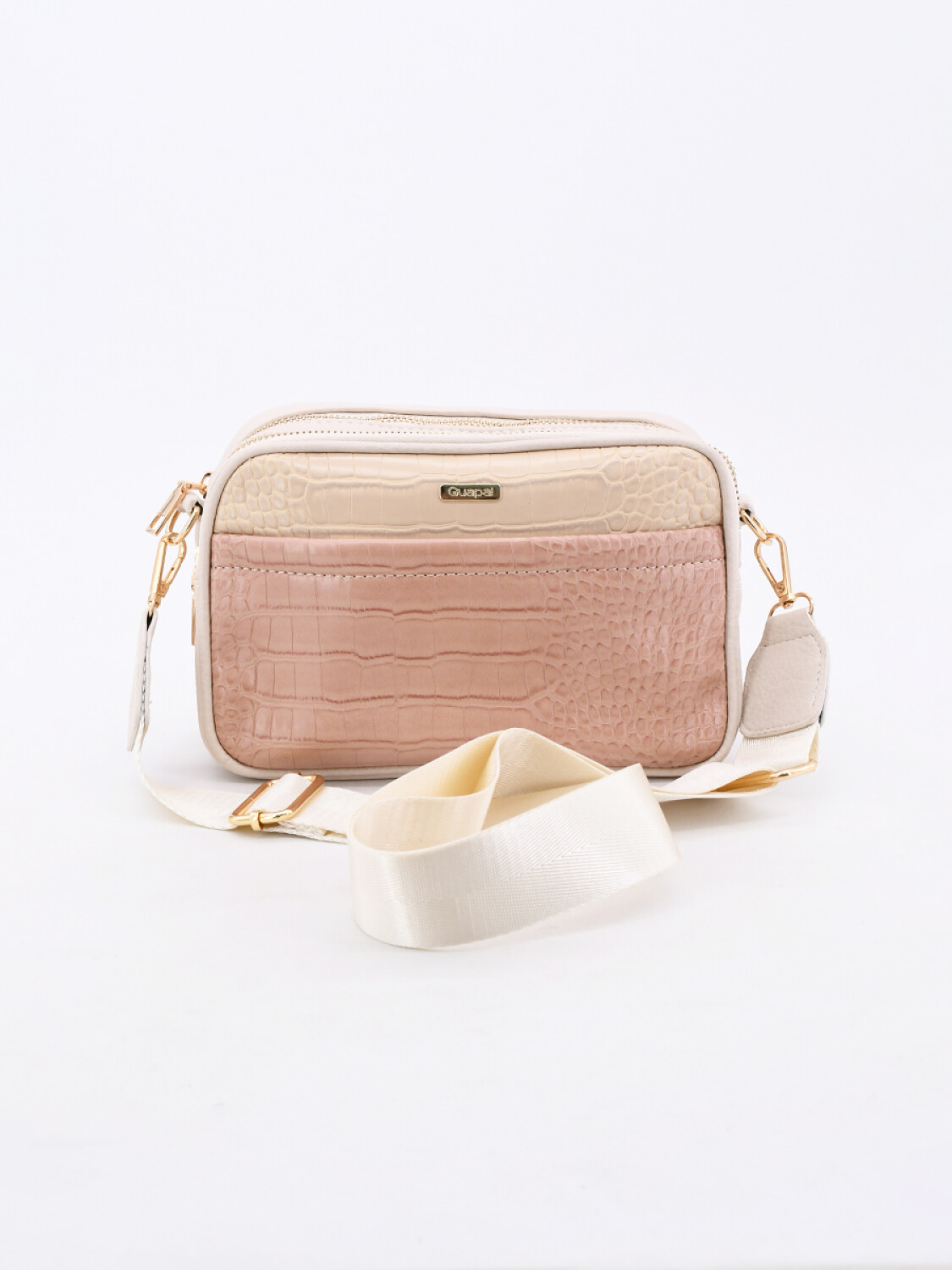 BANDOLERA MUNICH BEIGE CLARO Guapa