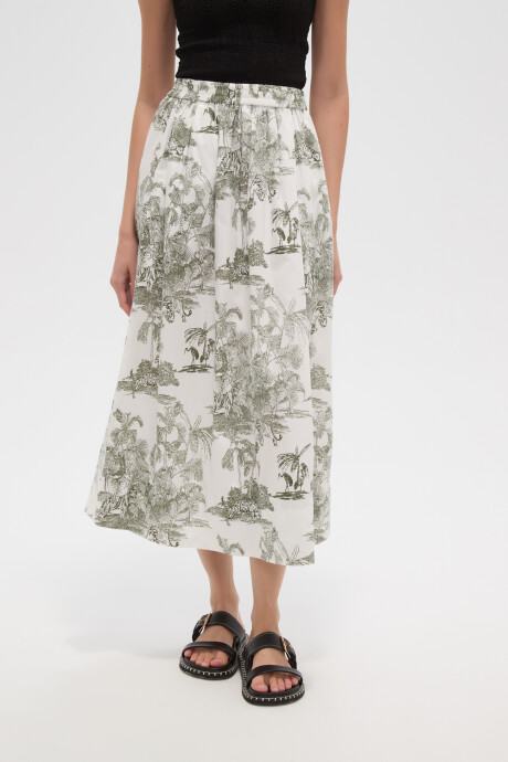 Falda Raspere Estampado 1