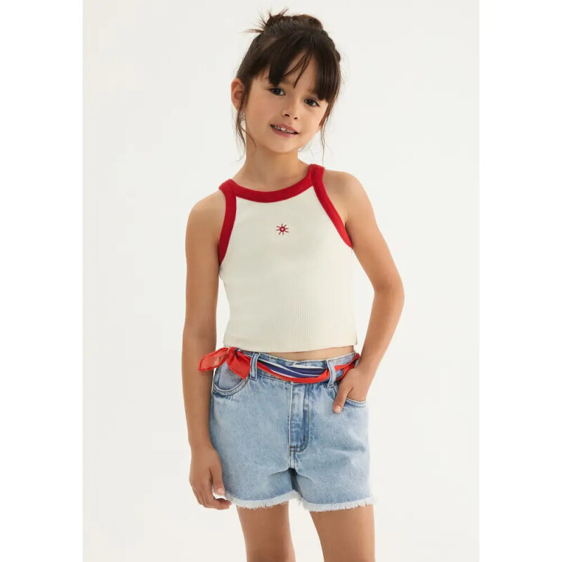 SHORTS FEM AZUL CLARO